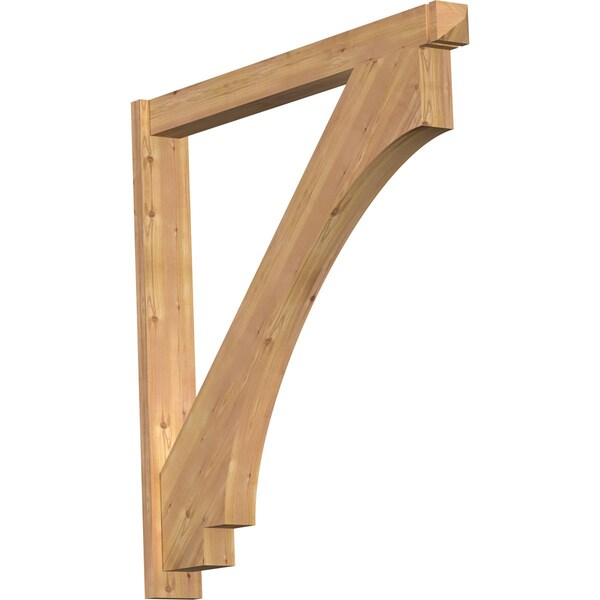 Ekena Millwork Imperial Arts & Crafts Smooth Outlooker, Western Red Cedar, 5 1/2"W x 48"D x 48"H OUT06X48X48IMP03SWR - main